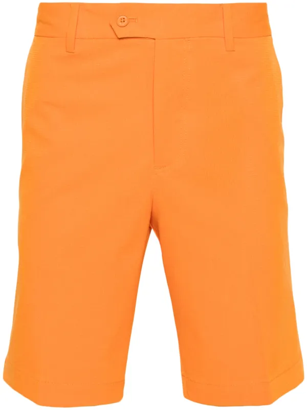 J.Lindeberg bermudas con botones y pinzas hombre Poliester Spandex Elastanne Poliester 29 Naranja