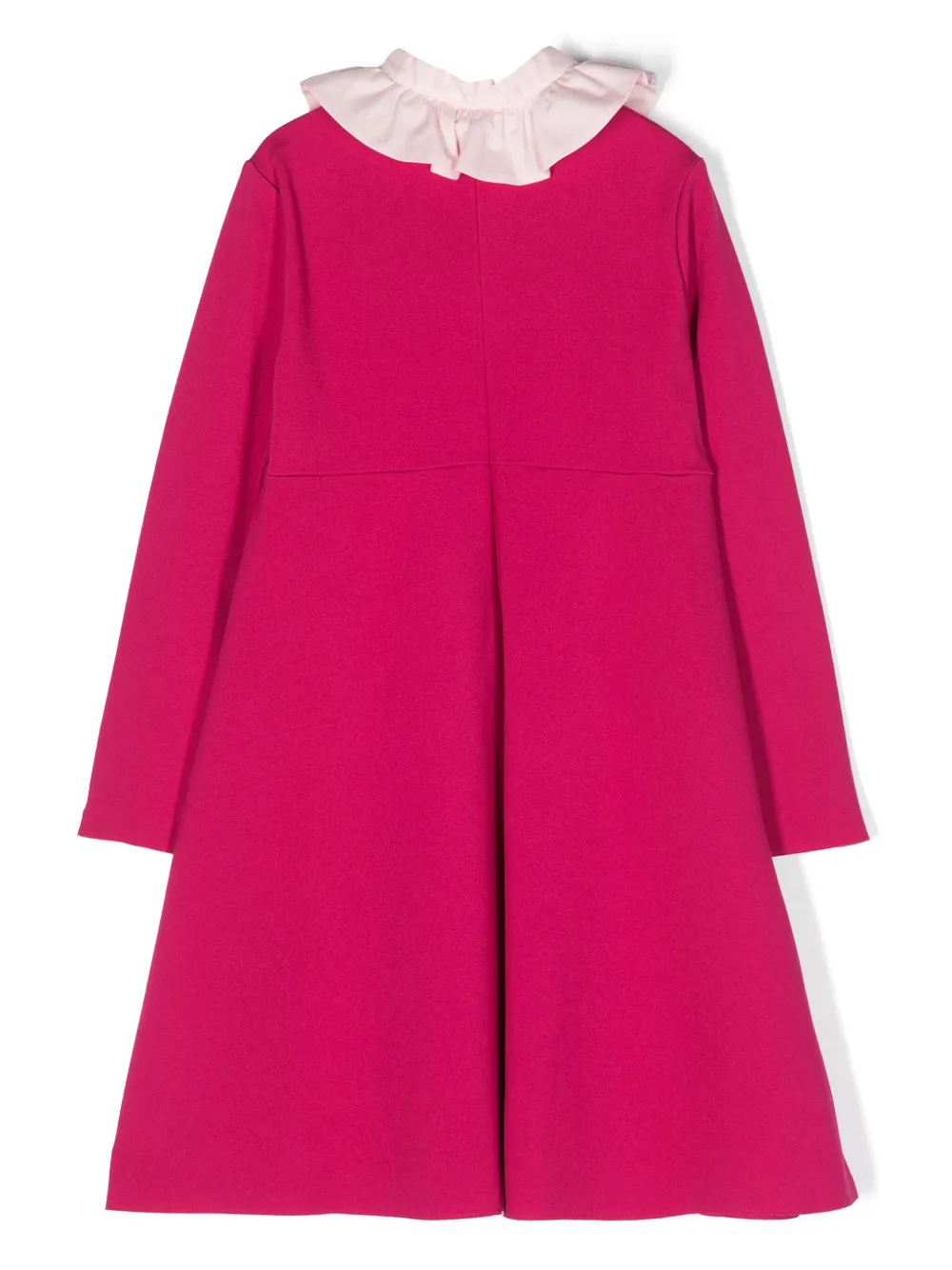 Il Gufo detachable-collar longsleeved dress - Roze