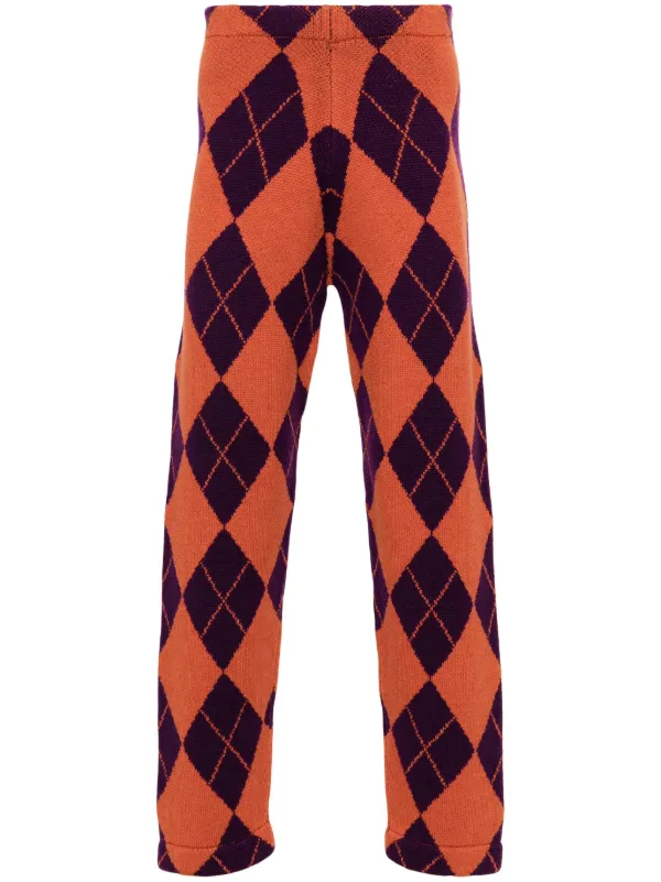 Liberal Youth Ministry Arlequin Wool straight-leg Trousers