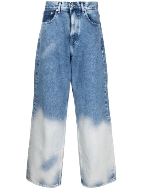 Tommy Jeans ombré-effect wide-leg jeans