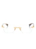 Balmain Eyewear Pierre BPX rectangle-frame glasses - Gold