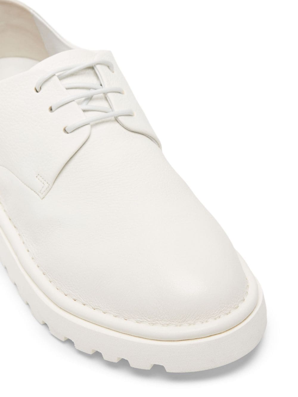 Shop Marsèll Sancrispa Alta Pomice Derby Shoes In White