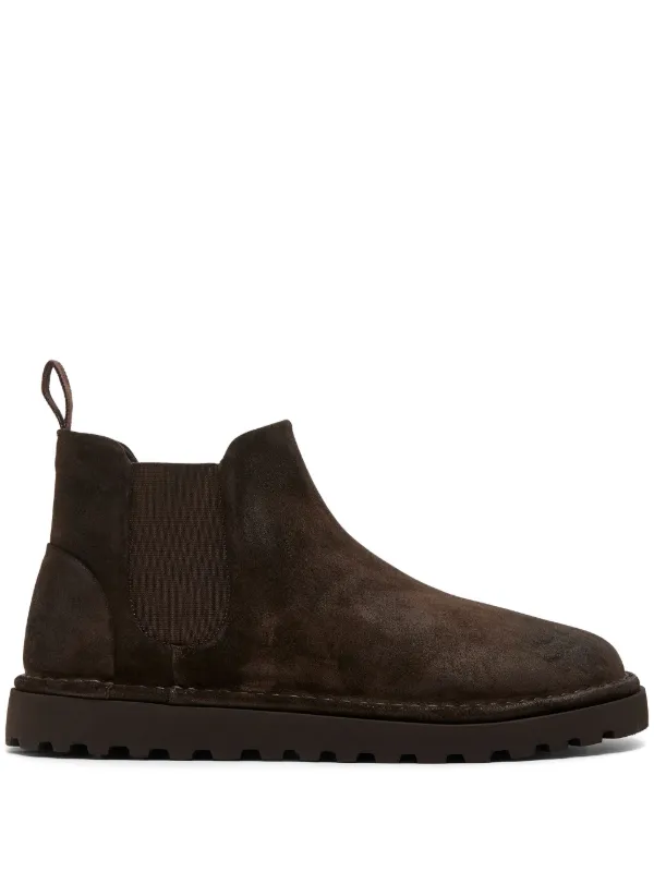 Marsell Panelled Suede Ankle Boots Farfetch