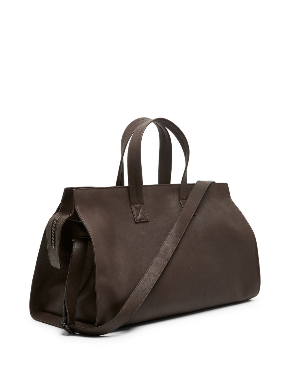 Shop Marsèll Quarantotto Leather Bag In Braun