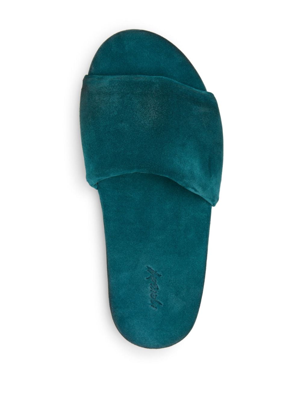Shop Marsèll Spanciata Suede Sandals In Blue