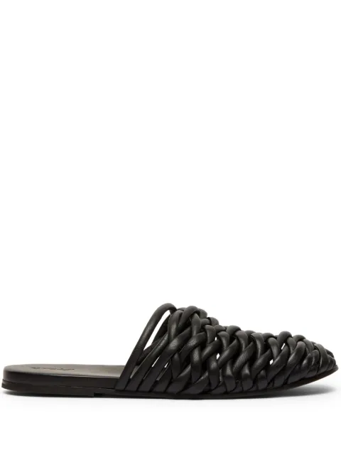 Marsèll slippers con detalle trenzado