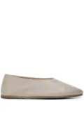 Marsèll Spatolona leather ballerina shoes - Neutrals