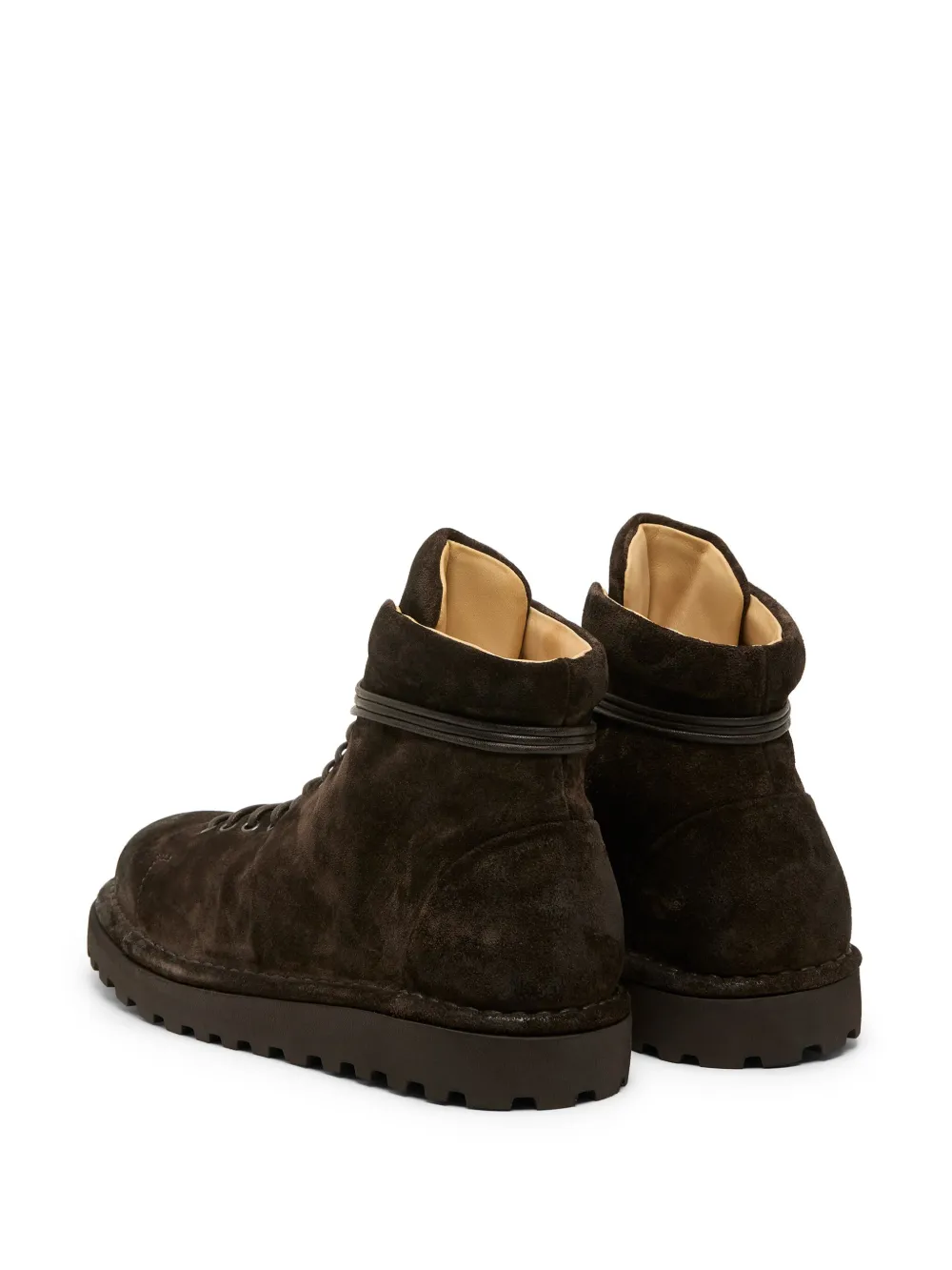 MARSÈLL PALLOTTOLA POMICE LACE-UP COMBAT BOOTS