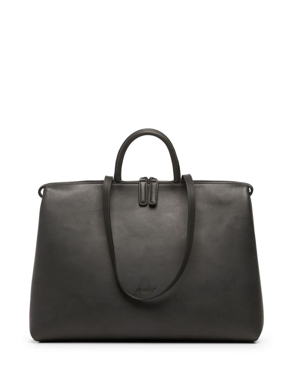 Shop Marsèll Dritta Leather Tote Bag In Black