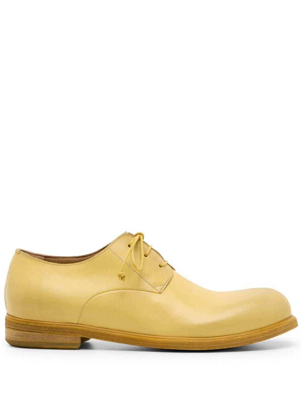 Marsèll Zucca Leather Derby Shoes In 黄色