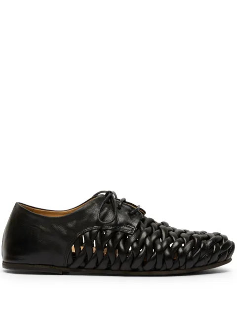 Marsèll interwoven leather Derby shoes