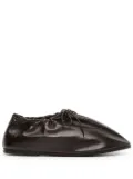 Marsèll Coltellaccio leather ballerina shoes - Brown