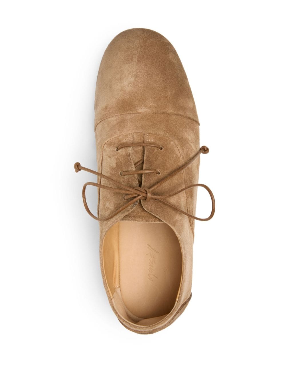 Shop Marsèll Steccoblocco Reversed-leather Derby Shoes In Brown