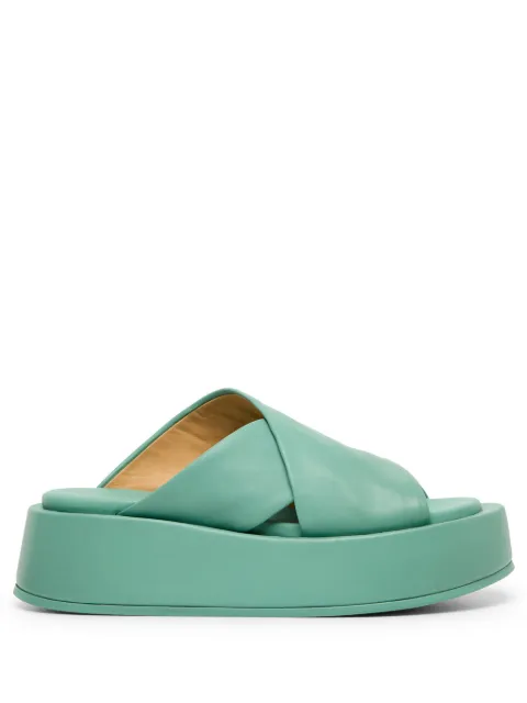Marsèll Piattaforma leather platform sandals