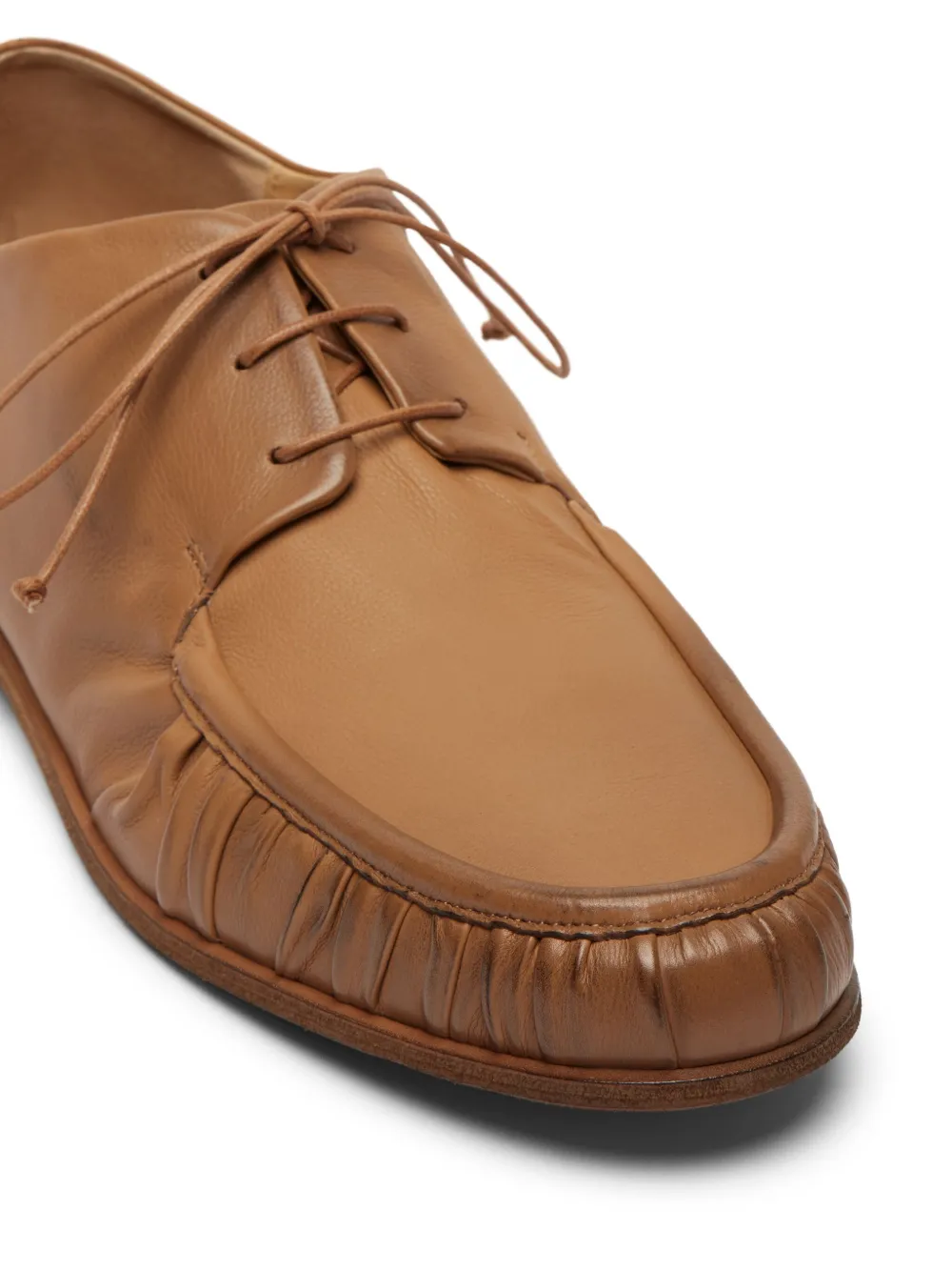 Marsèll Man Lace-up Shoes Chocolate Brown Size 11 Calfskin In Brown