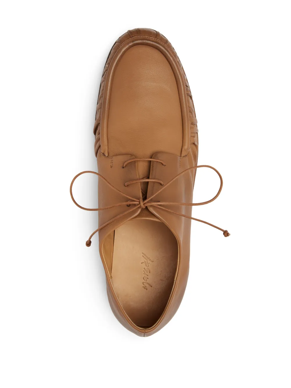 Marsèll Man Lace-up Shoes Chocolate Brown Size 11 Calfskin In Brown