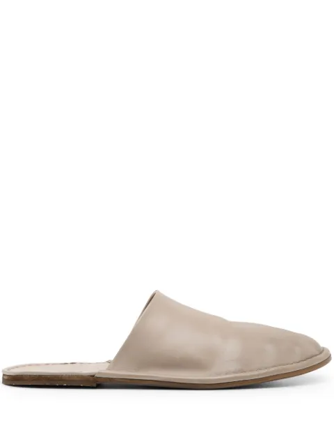 Marsèll slippers con puntera redonda