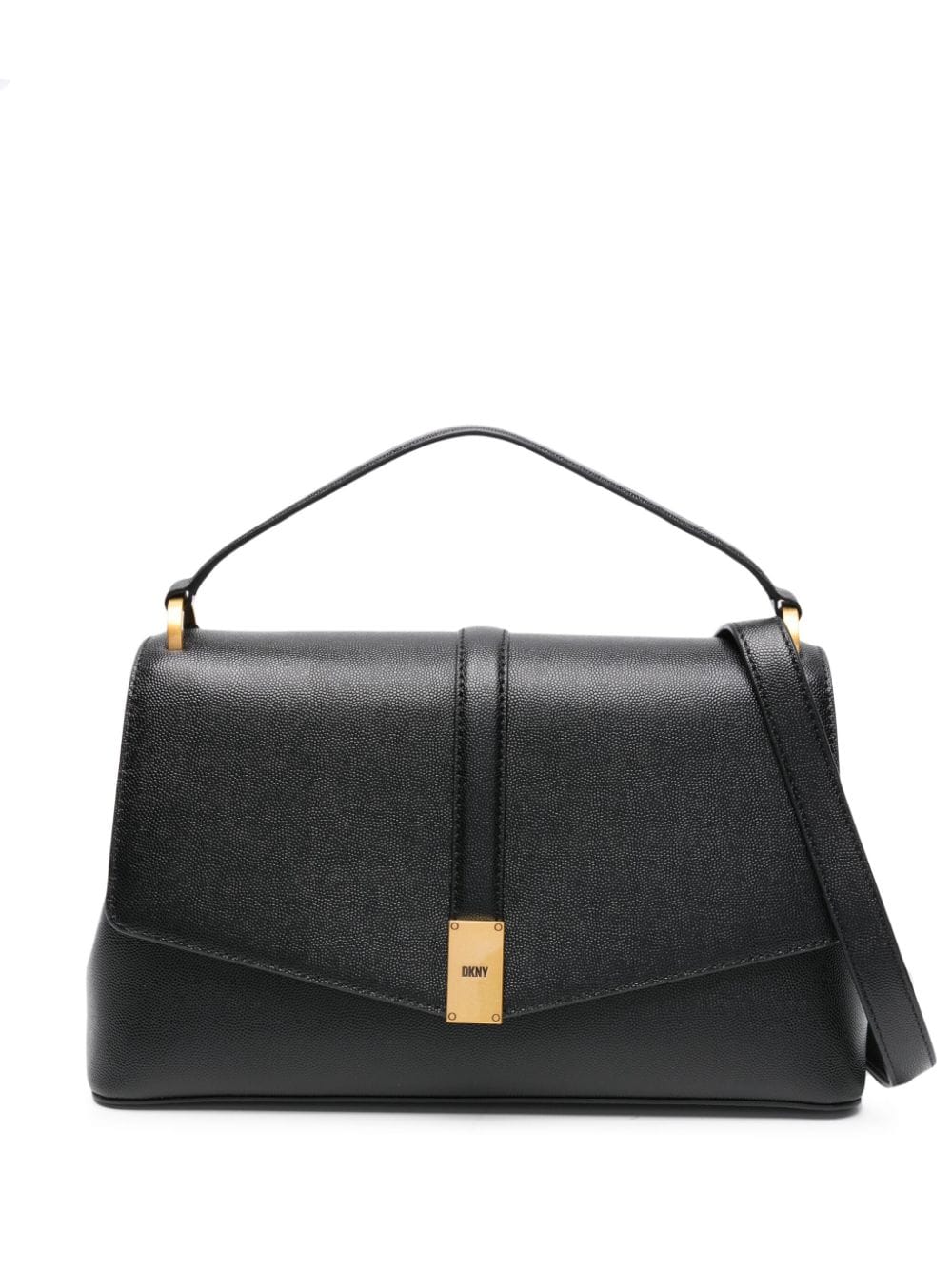 Dkny Conner Leather Tote Bag In Black