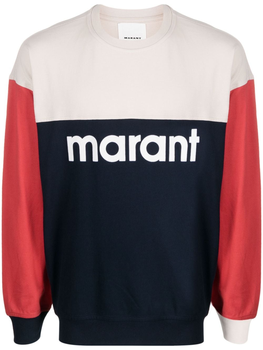 Isabel Marant Aftone Cotton Sweatshirt In Blue