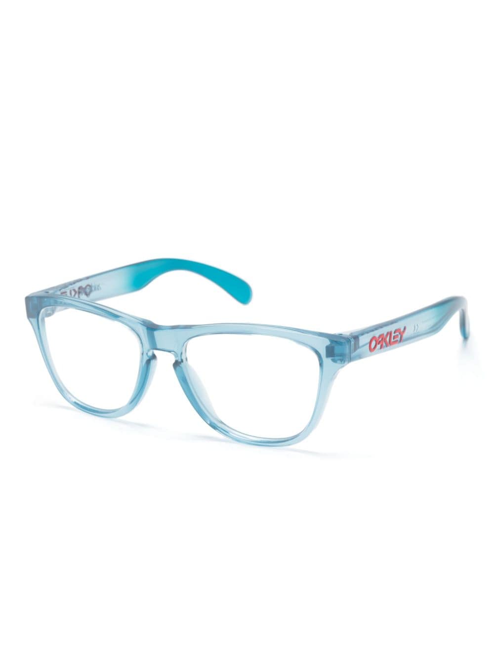 Shop Oakley Rx Frogskins Square-frame Glasses In Blue