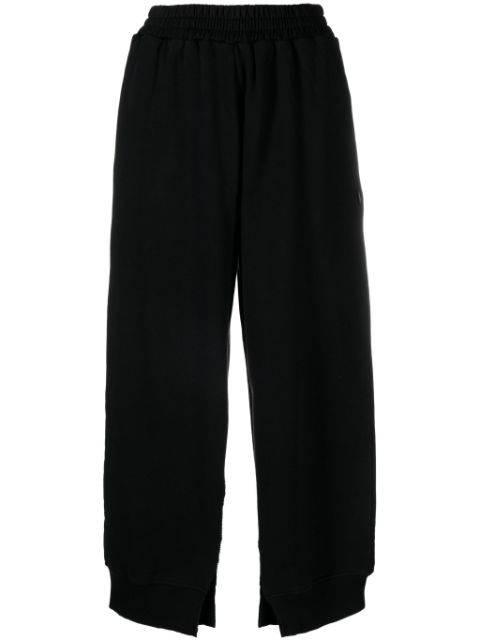 MM6 Maison Margiela side slit cotton track pants Women