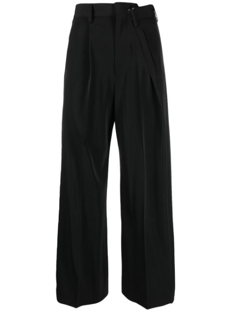 MM6 Maison Margiela pleated high-waist tailored trousers