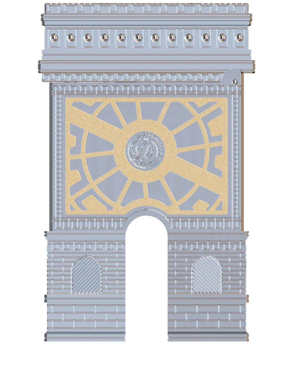 S.T. Dupont Accendino S.T. Dupont Loves Paris - Argento