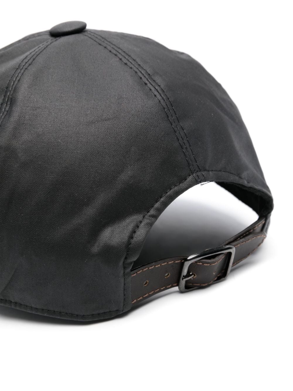 Shop Super Duper Hats Ermano Logo-appliqué Baseball Cap In Black