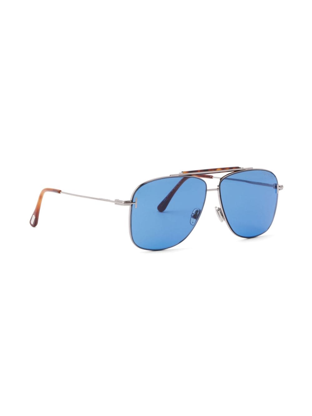 TOM FORD Eyewear Jaden zonnebril met navigator montuur - Blauw