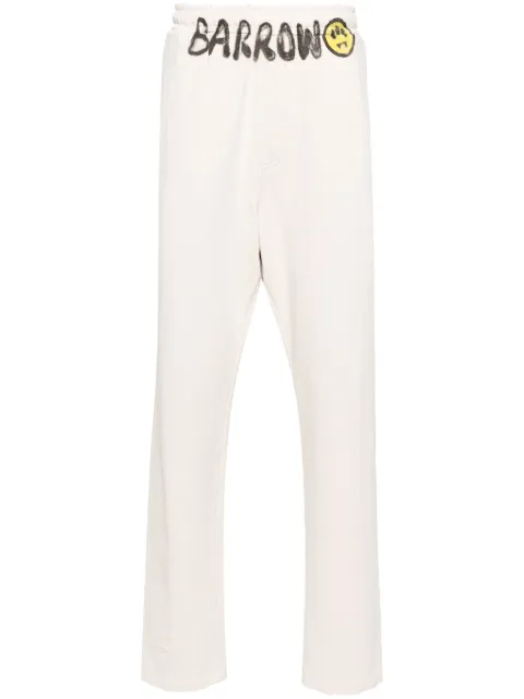 BARROW logo-print cotton track pants 