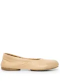 Marsèll Zerotto leather ballerina shoes - Neutrals