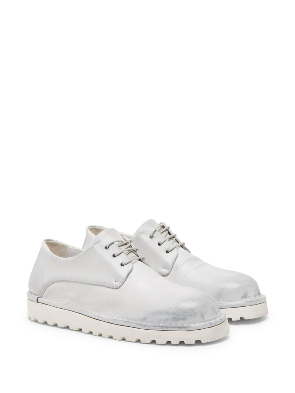 Shop Marsèll Sancrispa Alta Pomice Derby Shoes In White