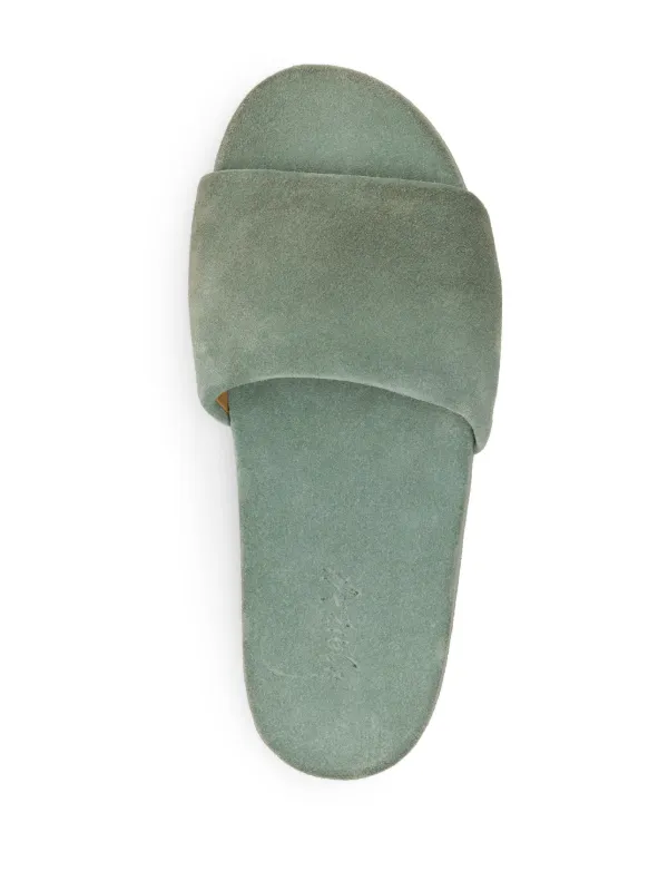 Marsèll Spanciata Suede Slides | Blue | FARFETCH GE