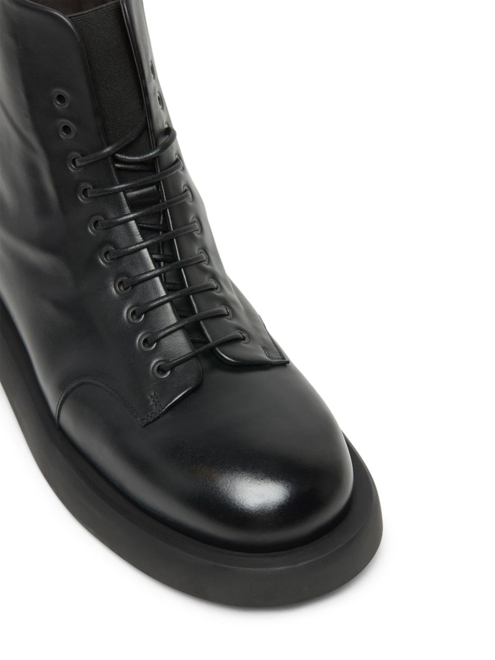 Shop Marsèll Gommello Leather Boots In Black