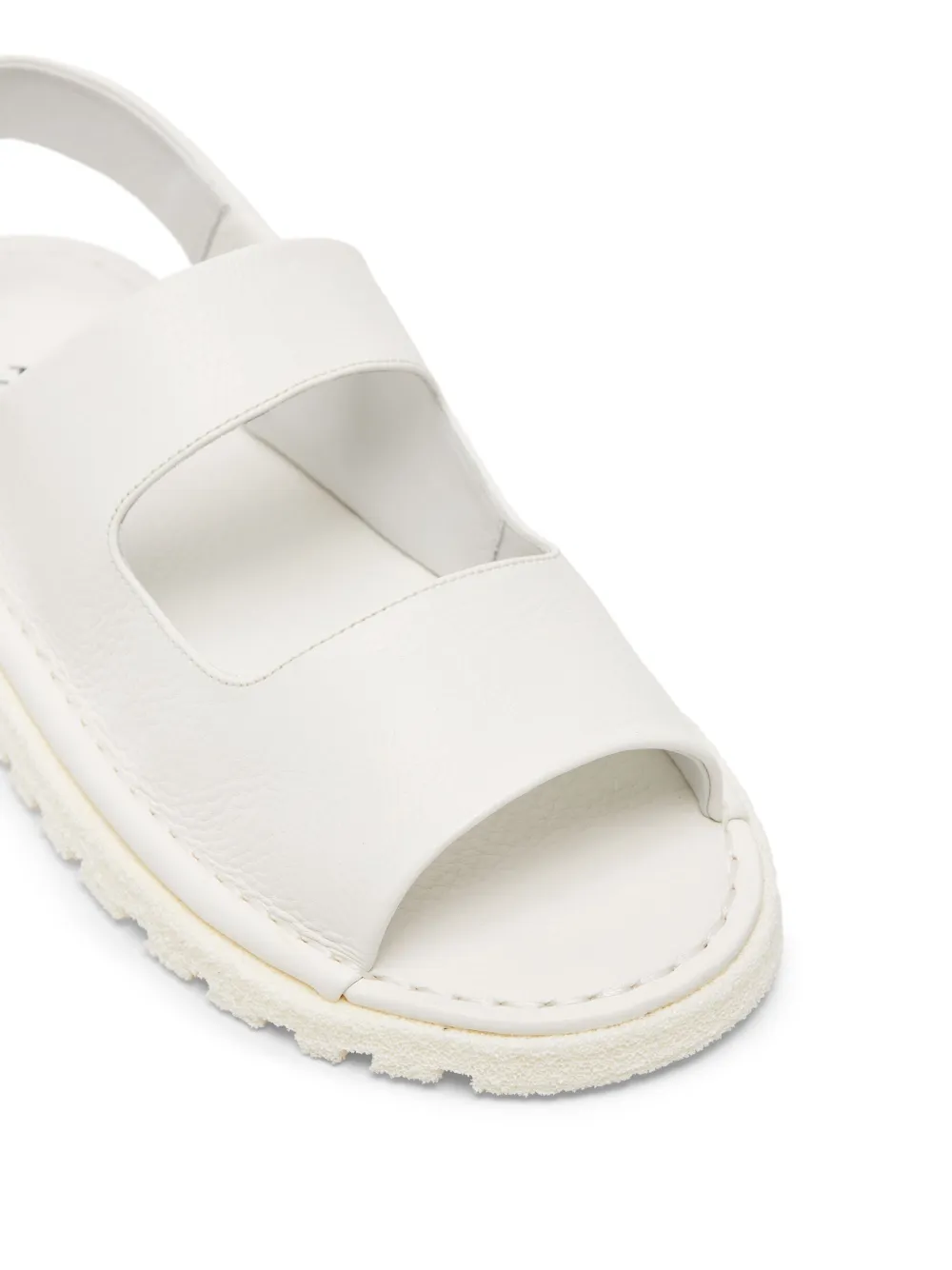 Shop Marsèll Sanpomice Slingback Sandals In White