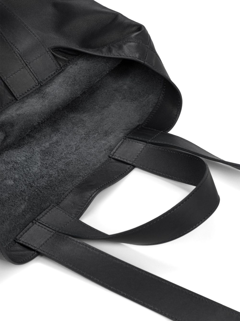 Shop Marsèll Sporta Leather Tote Bag In Black