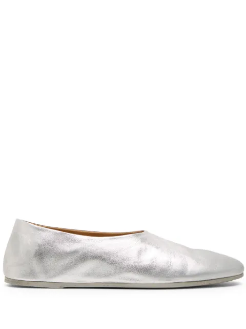 Marsèll slippers con efecto laminado
