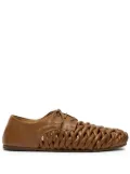 Marsèll interwoven leather Derby shoes - Brown