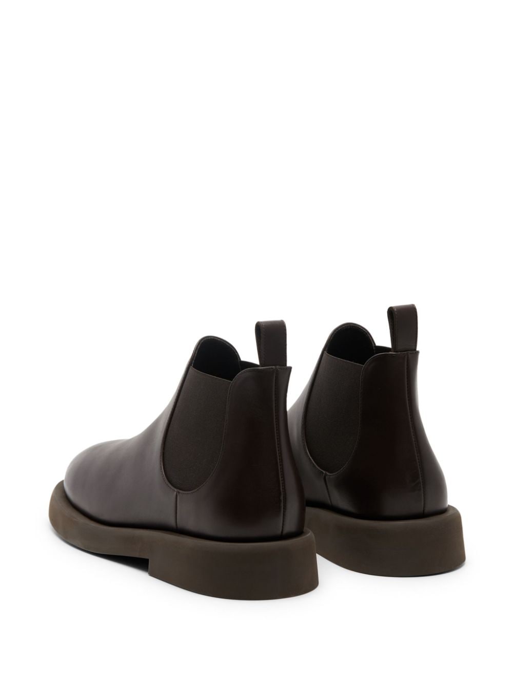 Shop Marsèll Gommello Leather Chelsea Boots In Brown