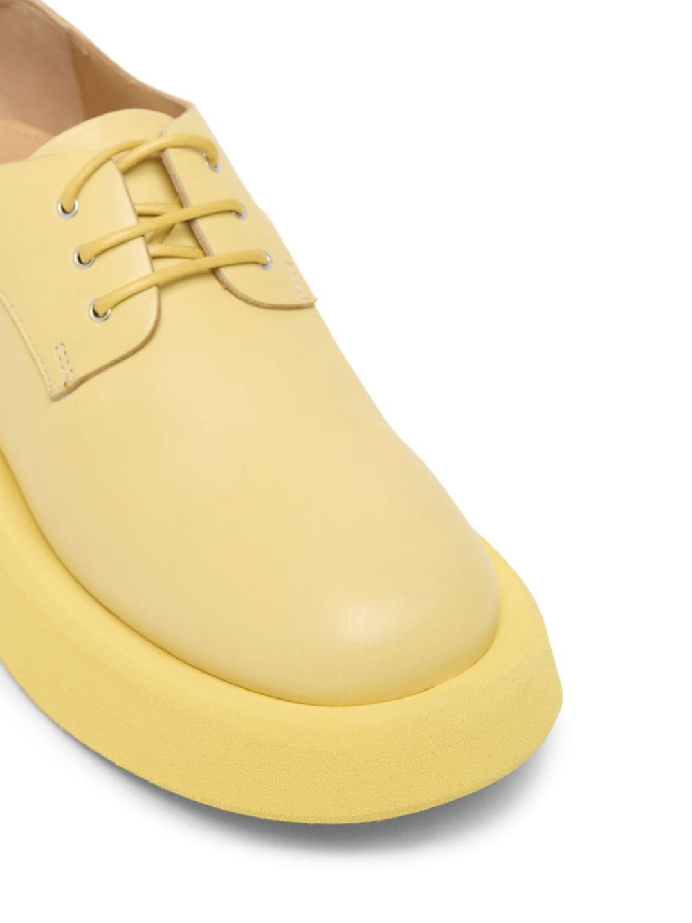 Shop Marsèll Chunky-sole Derby Shoes In Yellow