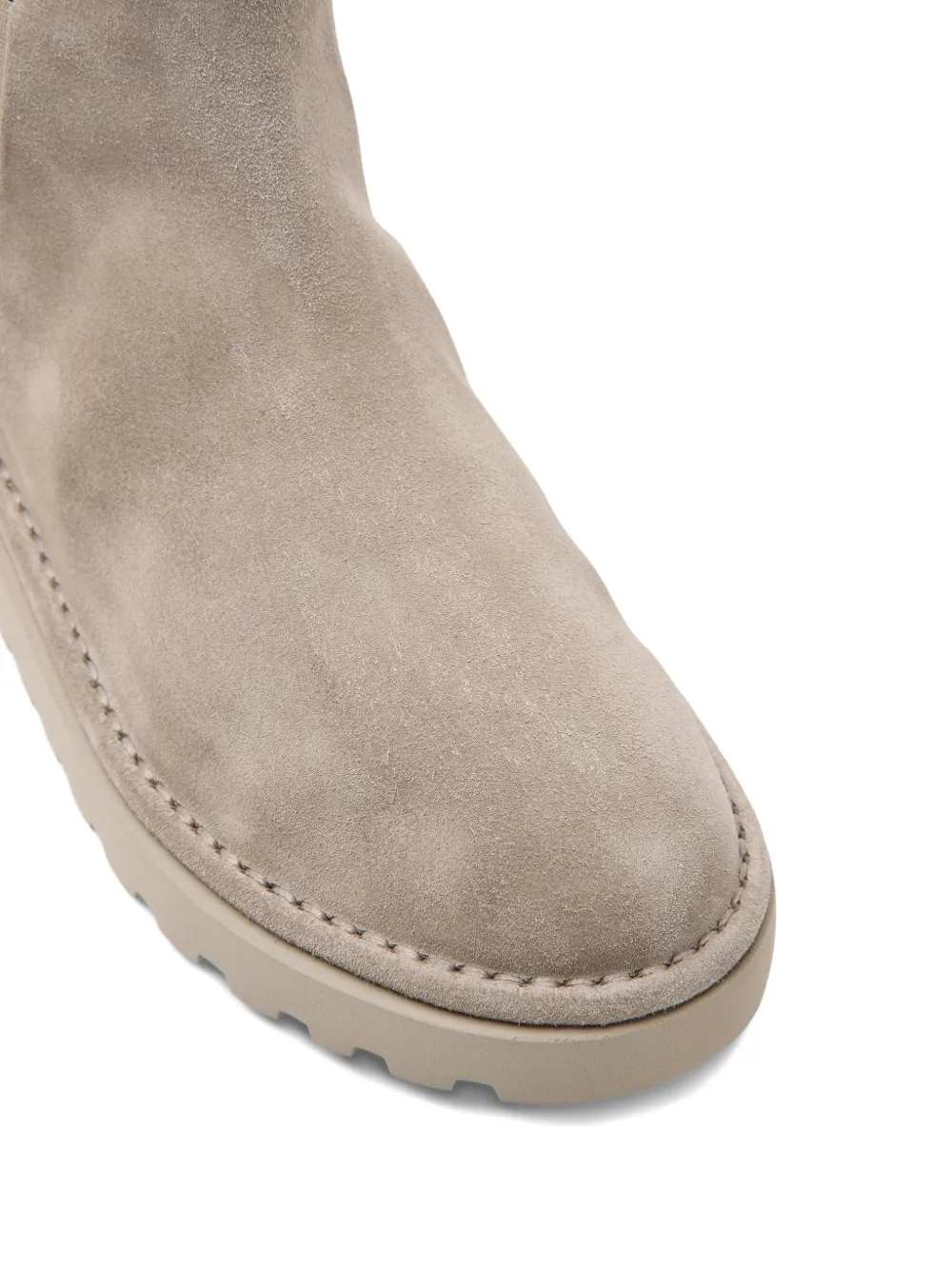 Marsèll Sancrispa Alta suède Chelsea laarzen Beige