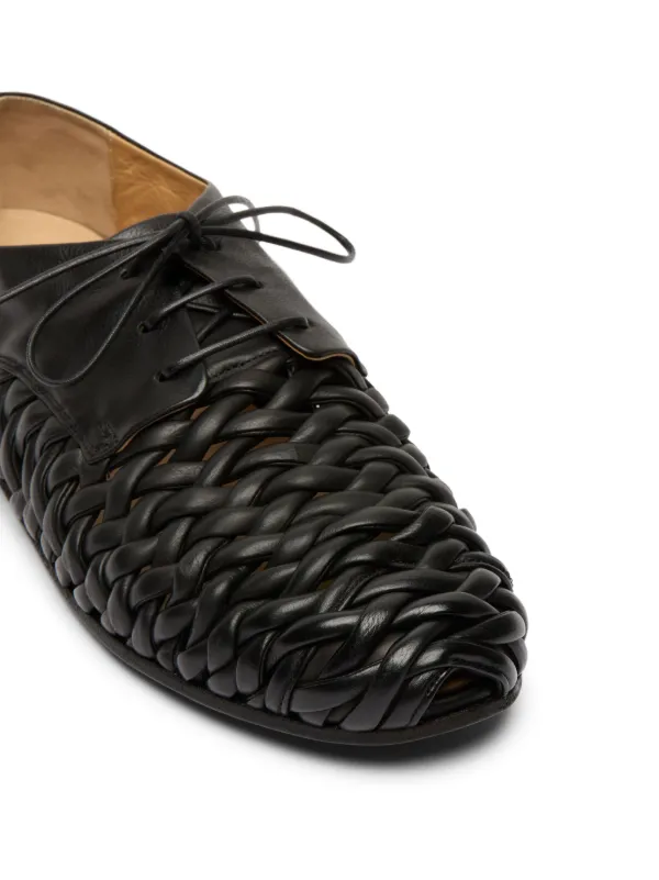 Marsèll Steccoblocco Leather Derby Shoes | Blue | FARFETCH