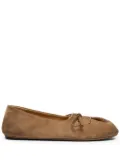 Marsèll Girella suede ballerina shoes - Brown