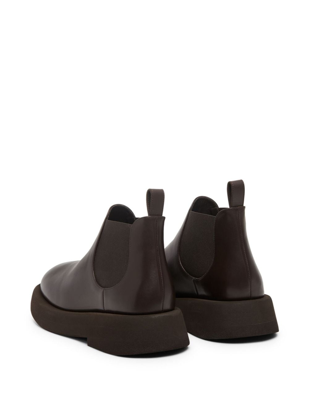 Shop Marsèll Gommellone Leather Chelsea Boots In Brown