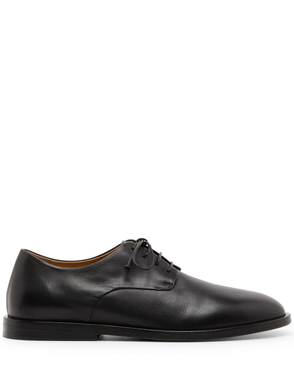 Shop Marsèll Nasello Leather Derby Shoes In Schwarz