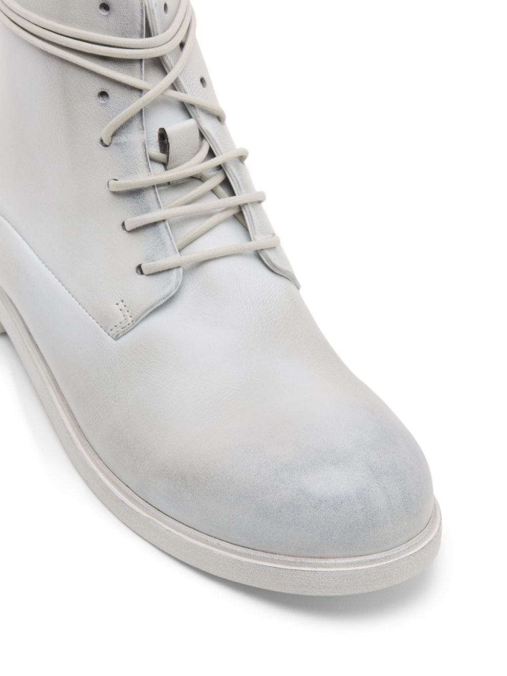 Shop Marsèll Zucca Media Lace-up Ankle Boots In White