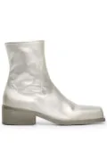 Marsèll Cassello metallic ankle boots - Silver