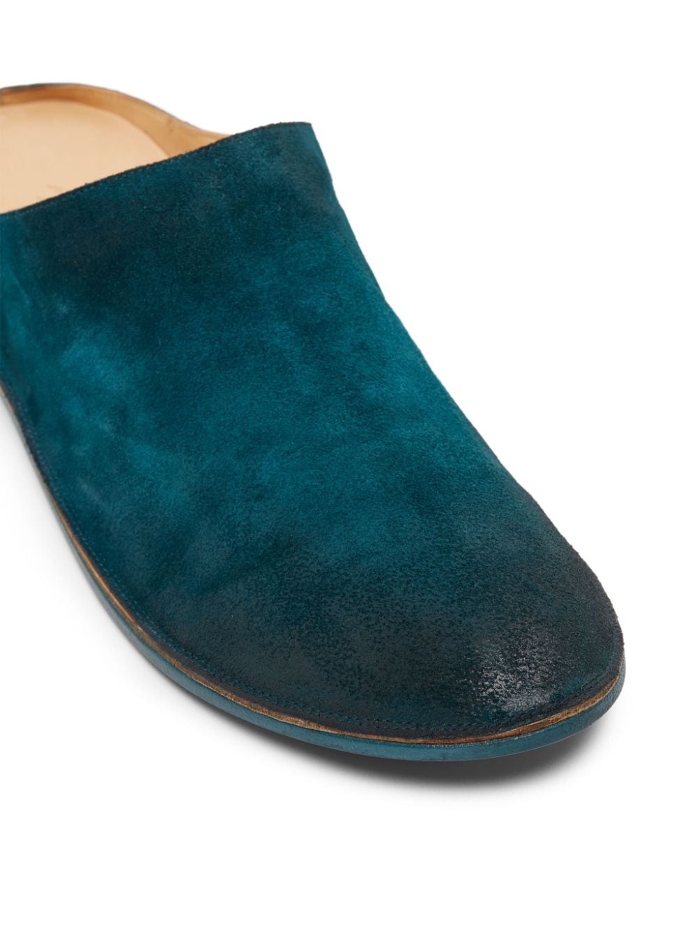 Shop Marsèll Gradient Effect Backless Slippers In Green