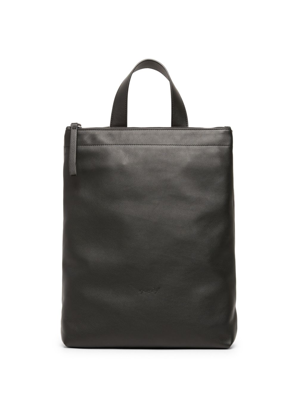 Shop Marsèll Bretella Leather Backpack In Black