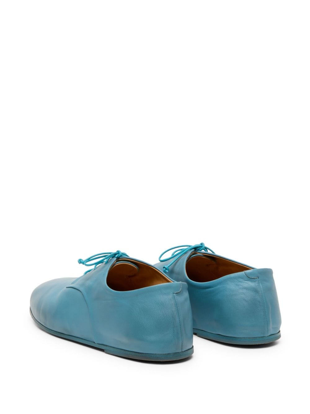 Shop Marsèll Leather Derby Shoes In Blue